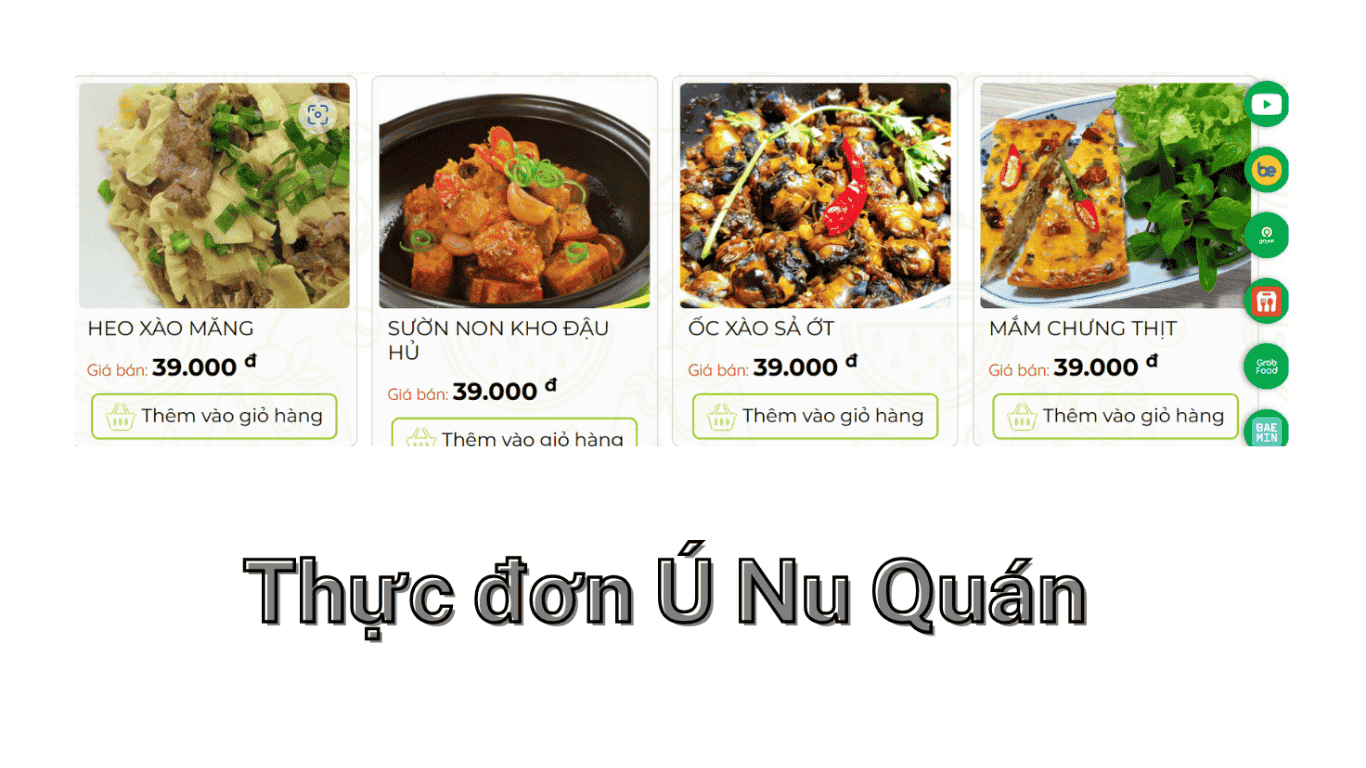 Gợi Ý Địa Chỉ Cơm Văn Phòng "Healthy" Tại TP.HCM: Ú Nu Quán